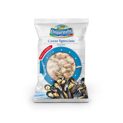 cinque stelle mare cozze sgusciate